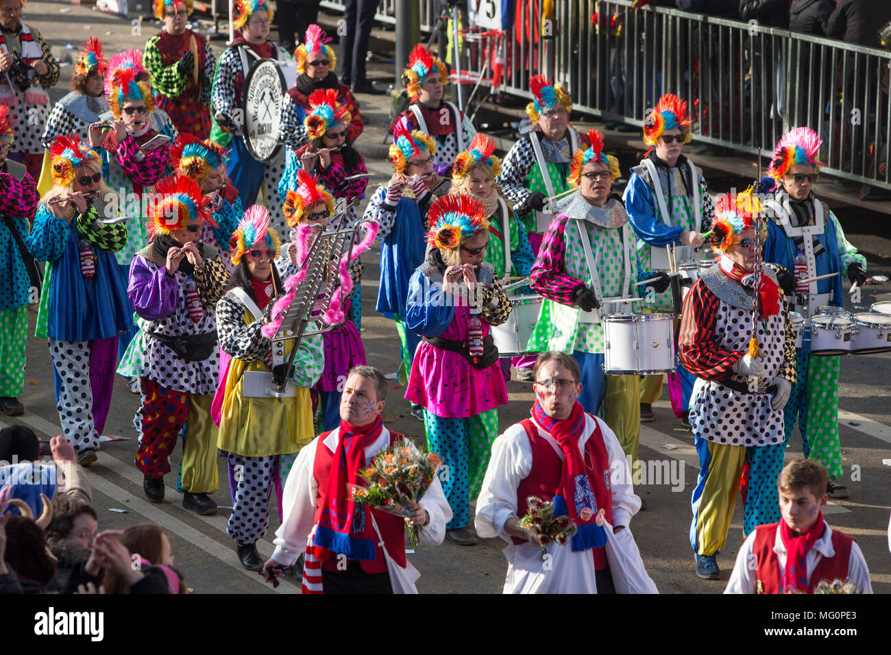 Rose-Monday Carnival Parade, Cologne, Germany Stock Photo