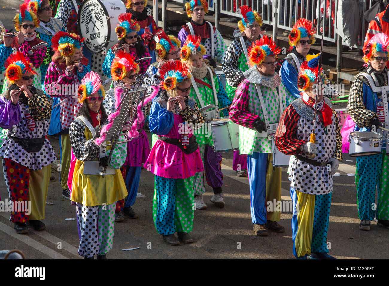 Rose Monday Carnival Parade, Cologne, Germany Stock Photo