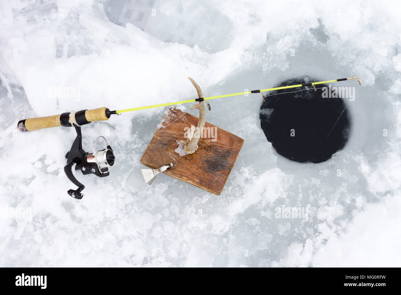 Ice fishing rod hi-res stock photography and images - Alamy