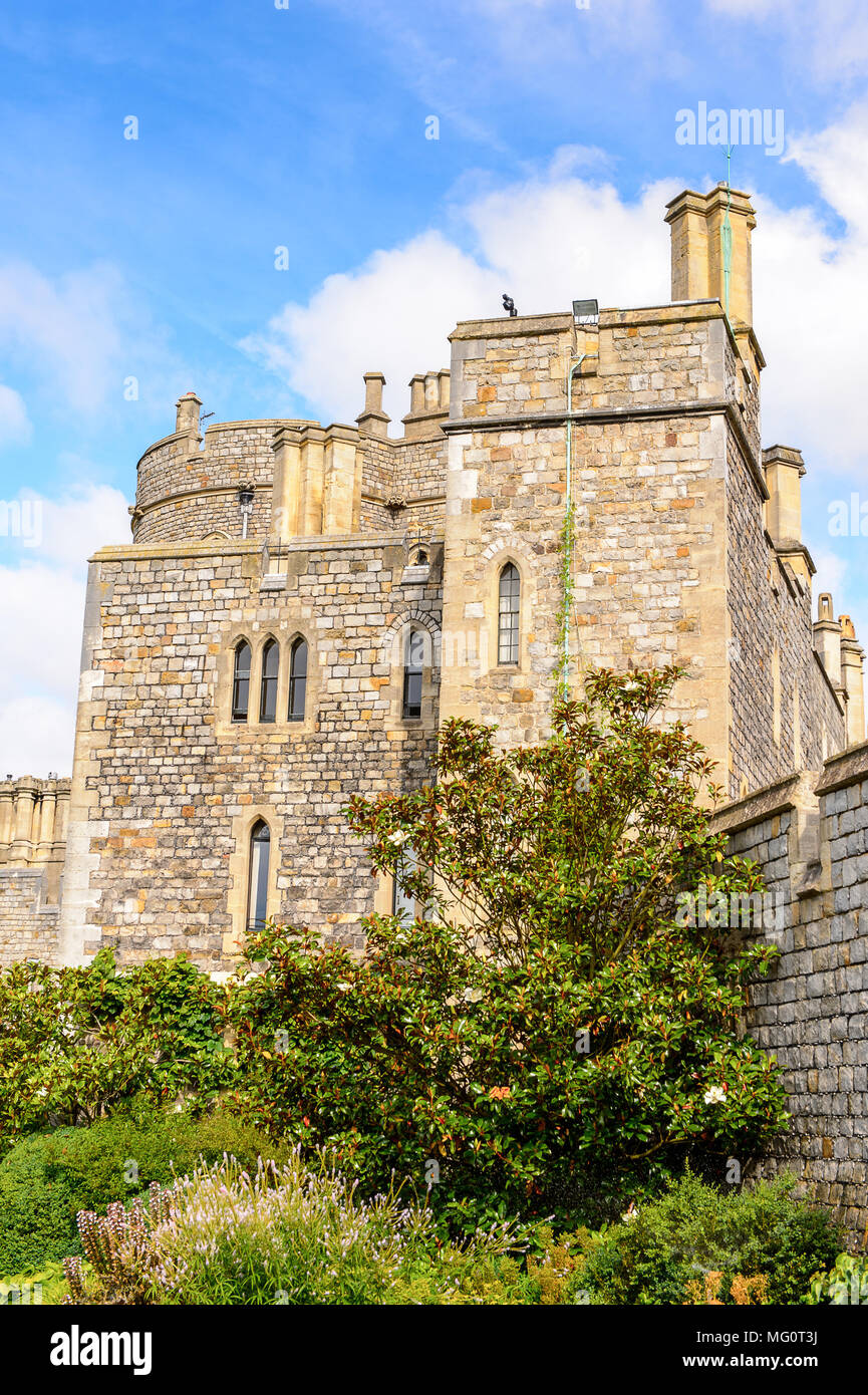 Windsor Castle, Berkshire, England. Official Residence Of Her Majesty 