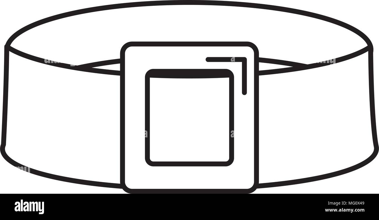 Elf belt isolated icon vector illustration design Stock Vector Image