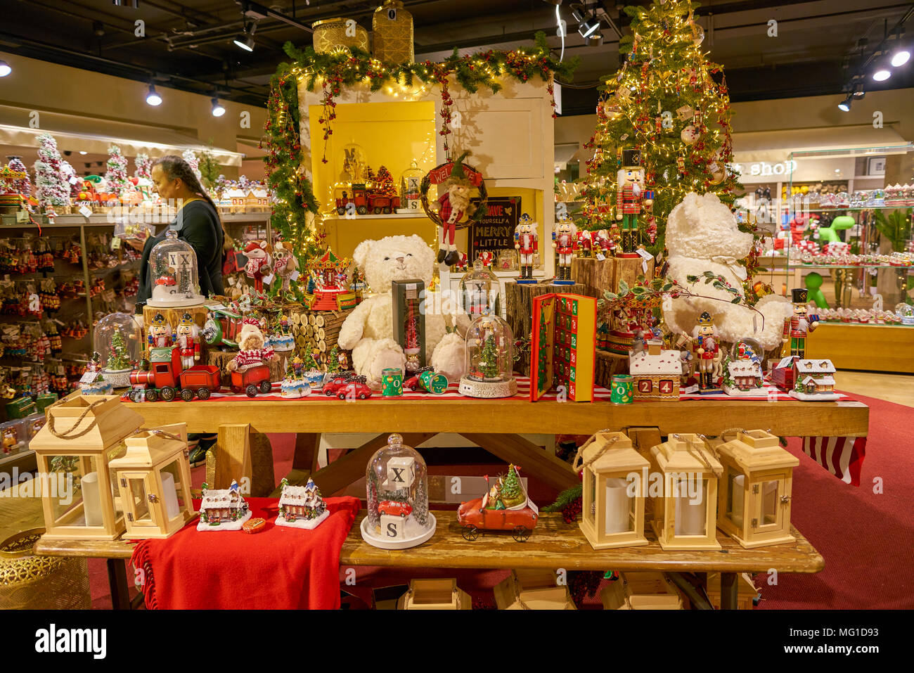 Milan Italy Circa November 2017 Christmas Decorations On