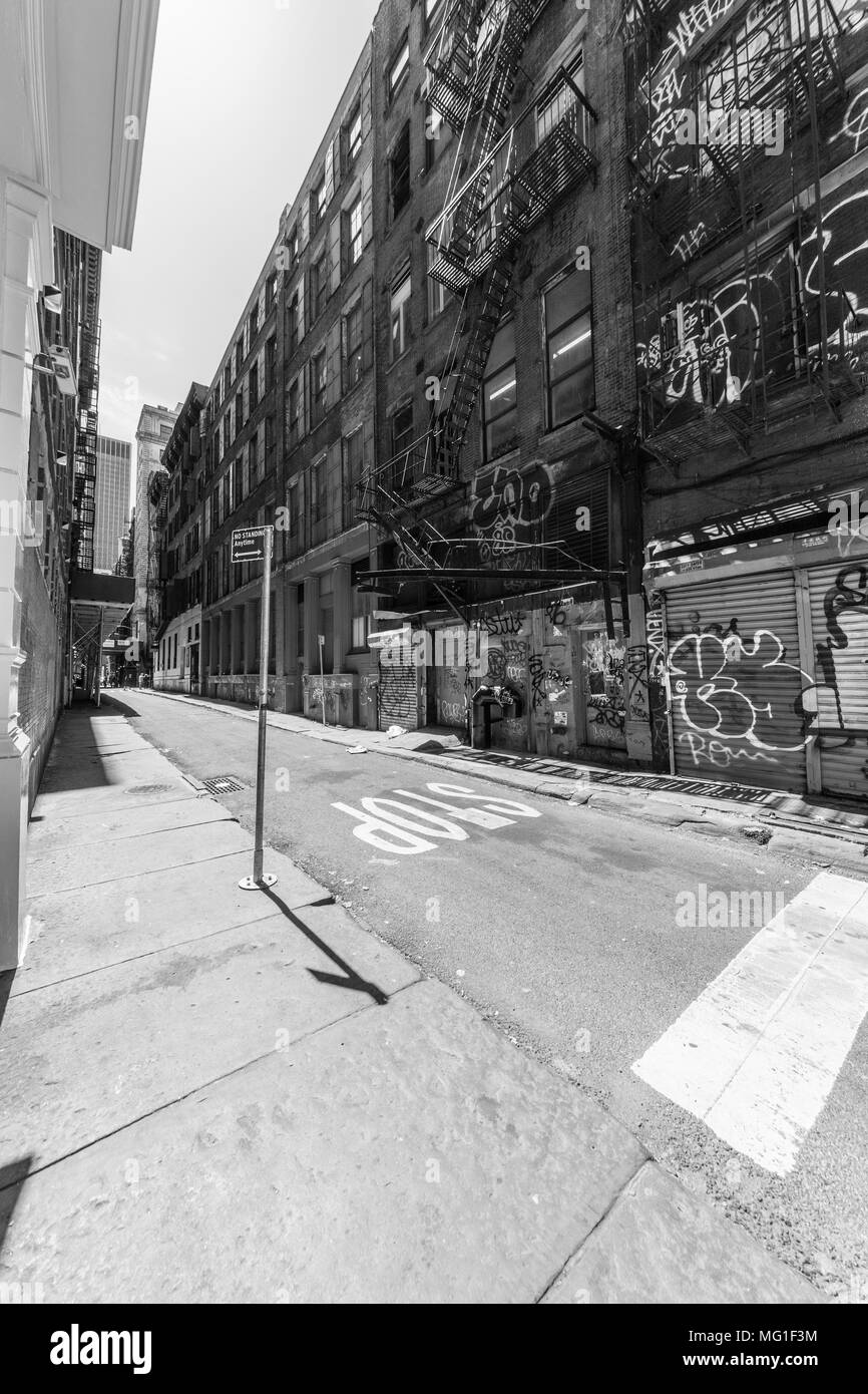 Cortlandt Alley New York City Stock Photo