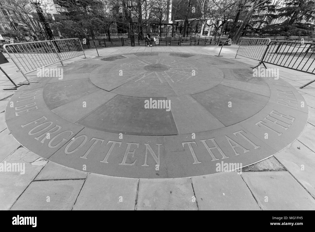 City Hall Park, New York, NY Stock Photo