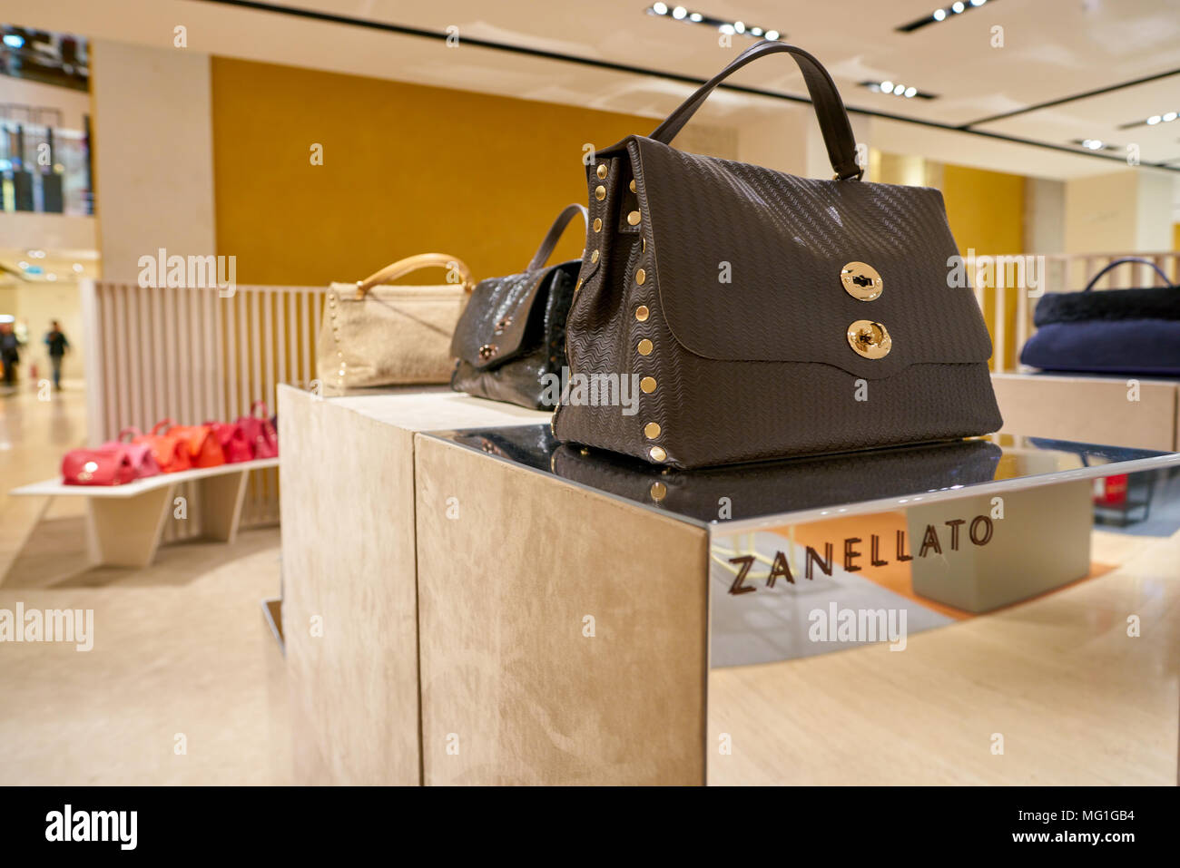 ROME, ITALY - CIRCA NOVEMBER, 2017: Zanellato bags on display at a second  flagship store of Rinascente in Rome Stock Photo - Alamy