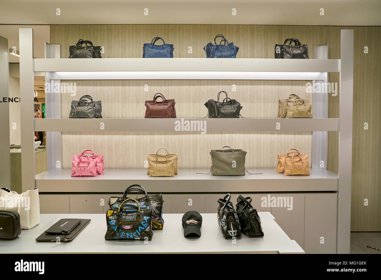 ROME, ITALY - CIRCA NOVEMBER, 2017: Balenciaga bags on display at a second  flagship store of Rinascente in Rome Stock Photo - Alamy