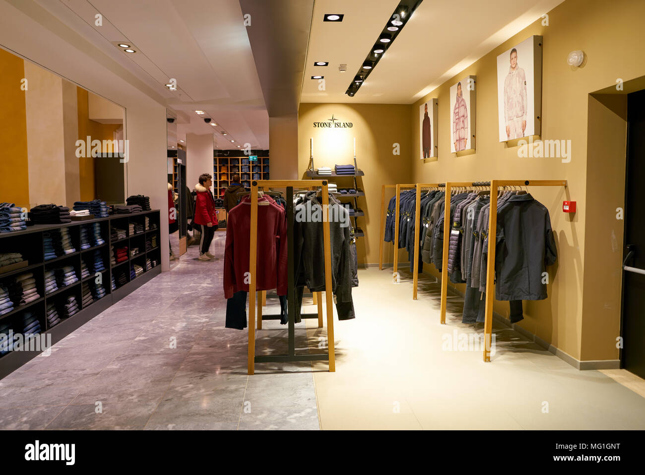 ROME, ITALY - CIRCA NOVEMBER, 2017: clothing on display at a second  flagship store of Rinascente in Rome Stock Photo - Alamy