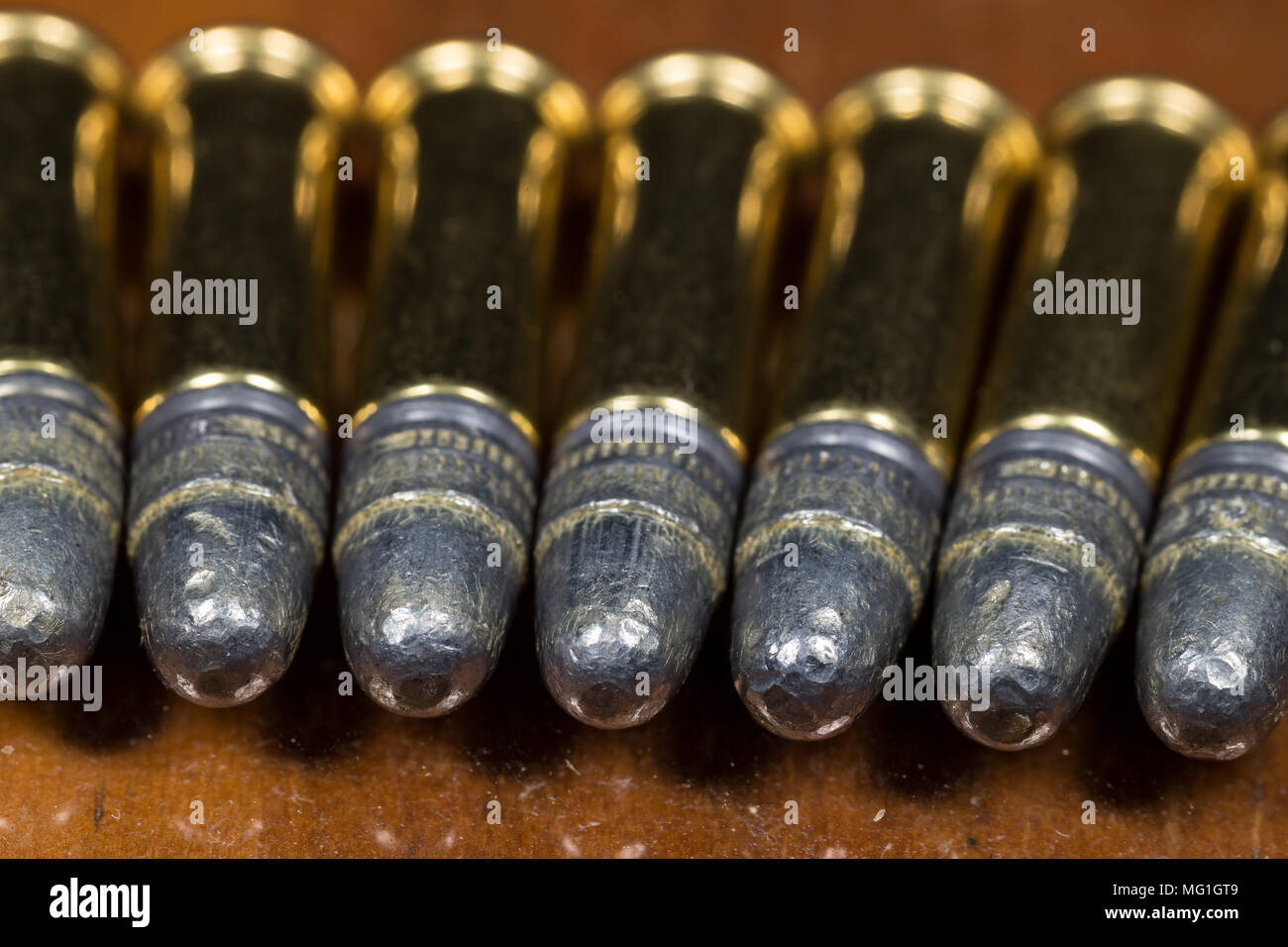 22LR Ammunition Stock Photo