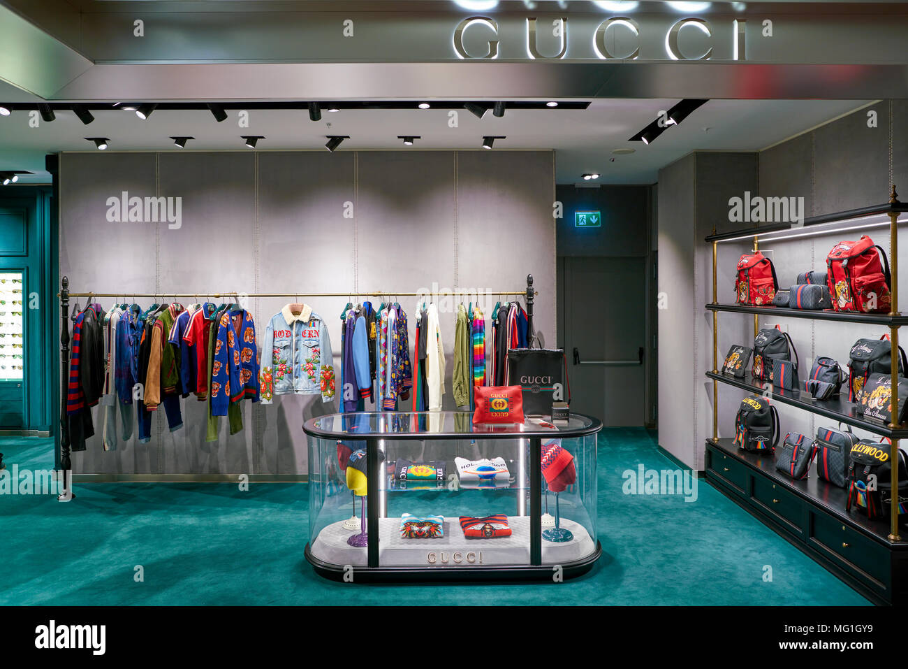 ROME, ITALY - CIRCA NOVEMBER, 2017: inside Louis Vuitton store at a second  flagship store of Rinascente in Rome. Louis Vuitton is a fashion house and  Stock Photo - Alamy