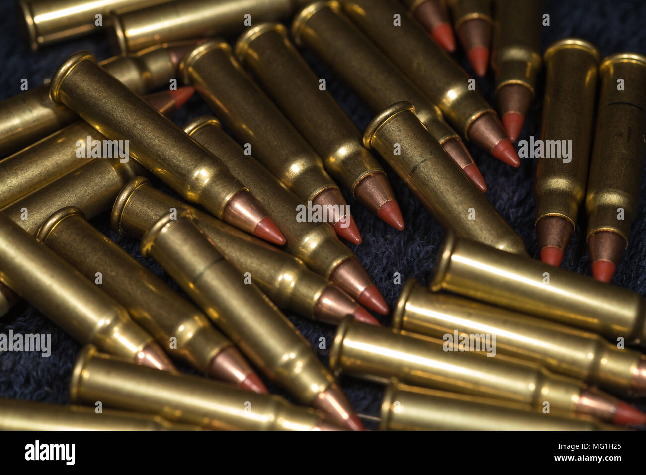 17 HMR Ammunition Stock Photo