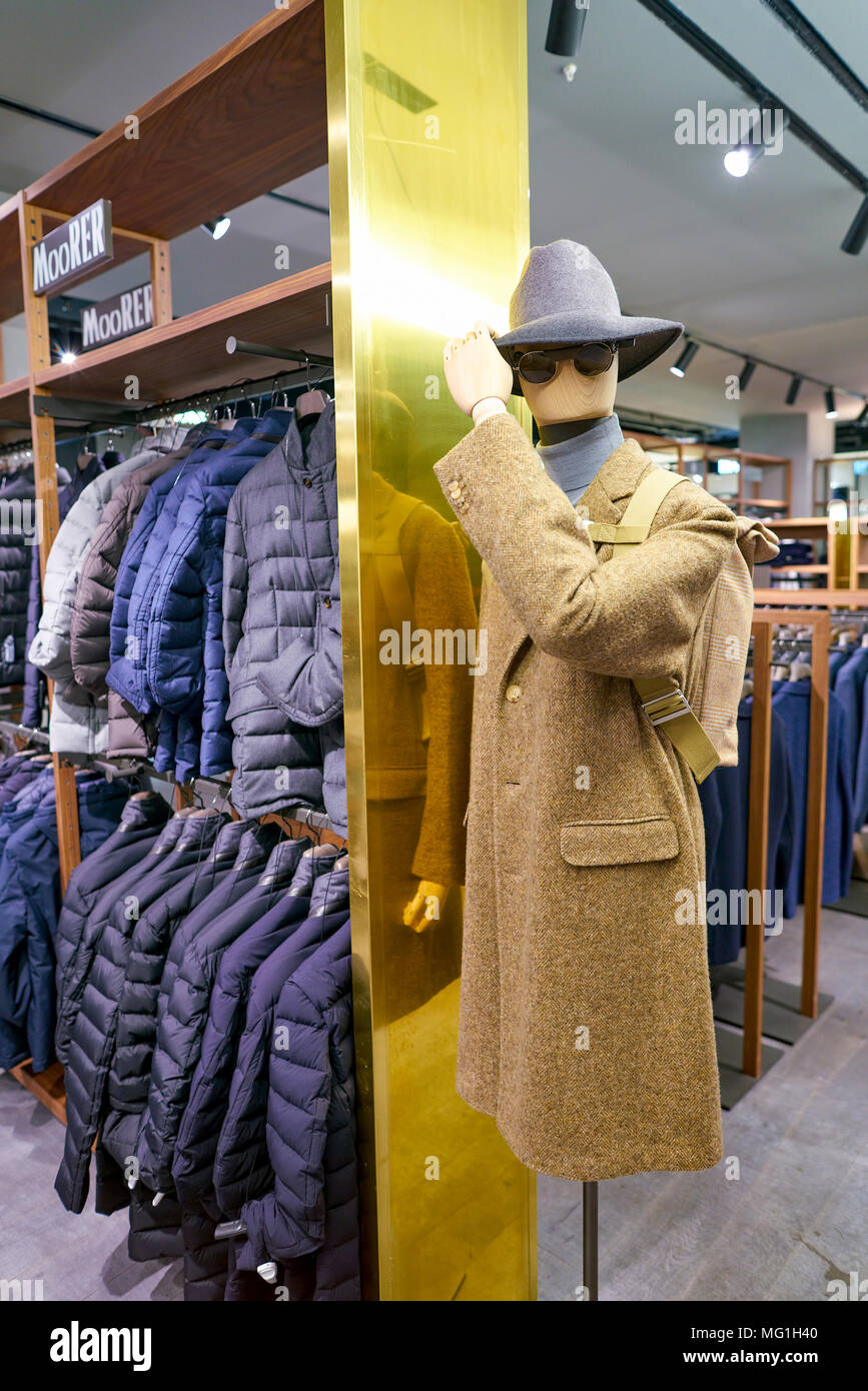 ROME, ITALY CIRCA NOVEMBER, 2017 clothing on display at a second