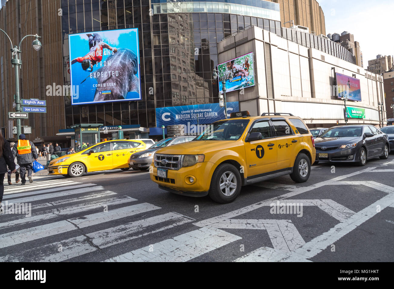 NYC Taxi Stock Photo