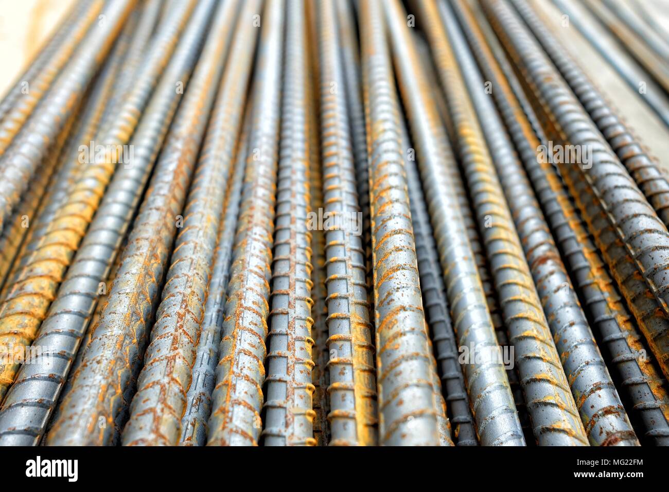 Steel Bar Background Stock Photo Alamy