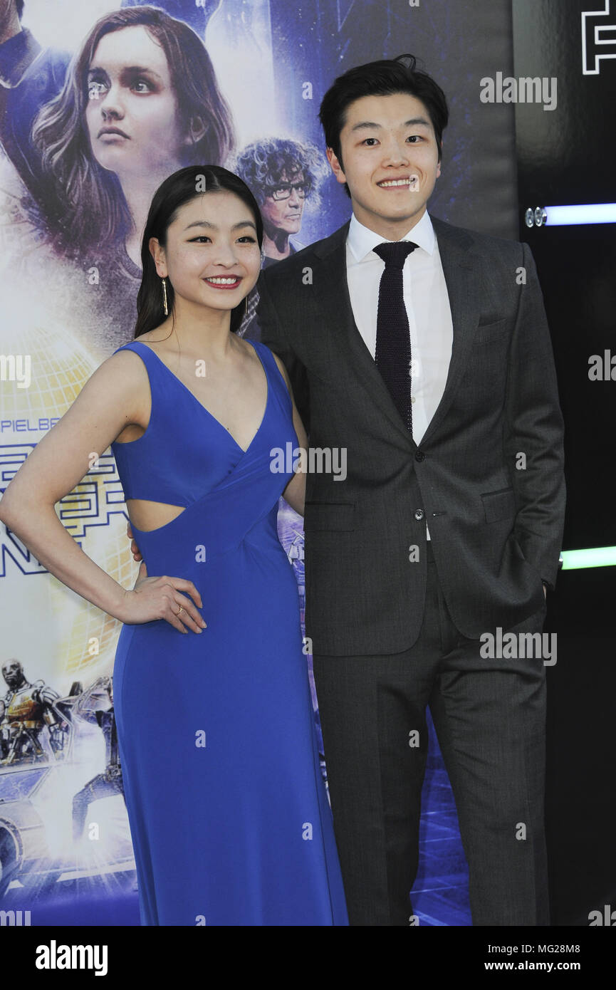 Film Premiere of Ready Player One Featuring: Alex Shibutani, Maia