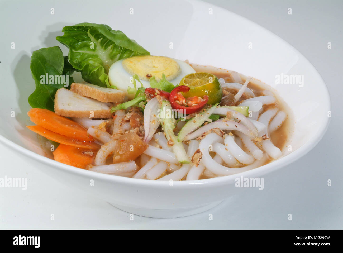 assam laksa, asian malaysian food Stock Photo