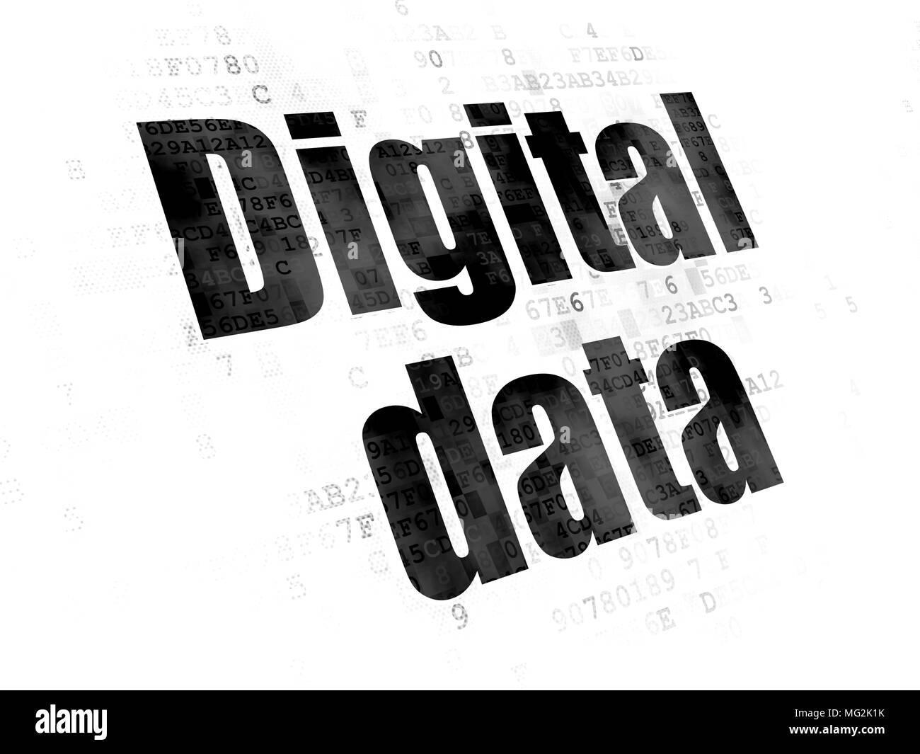 Information concept Digital Data on Digital background Stock Photo Alamy