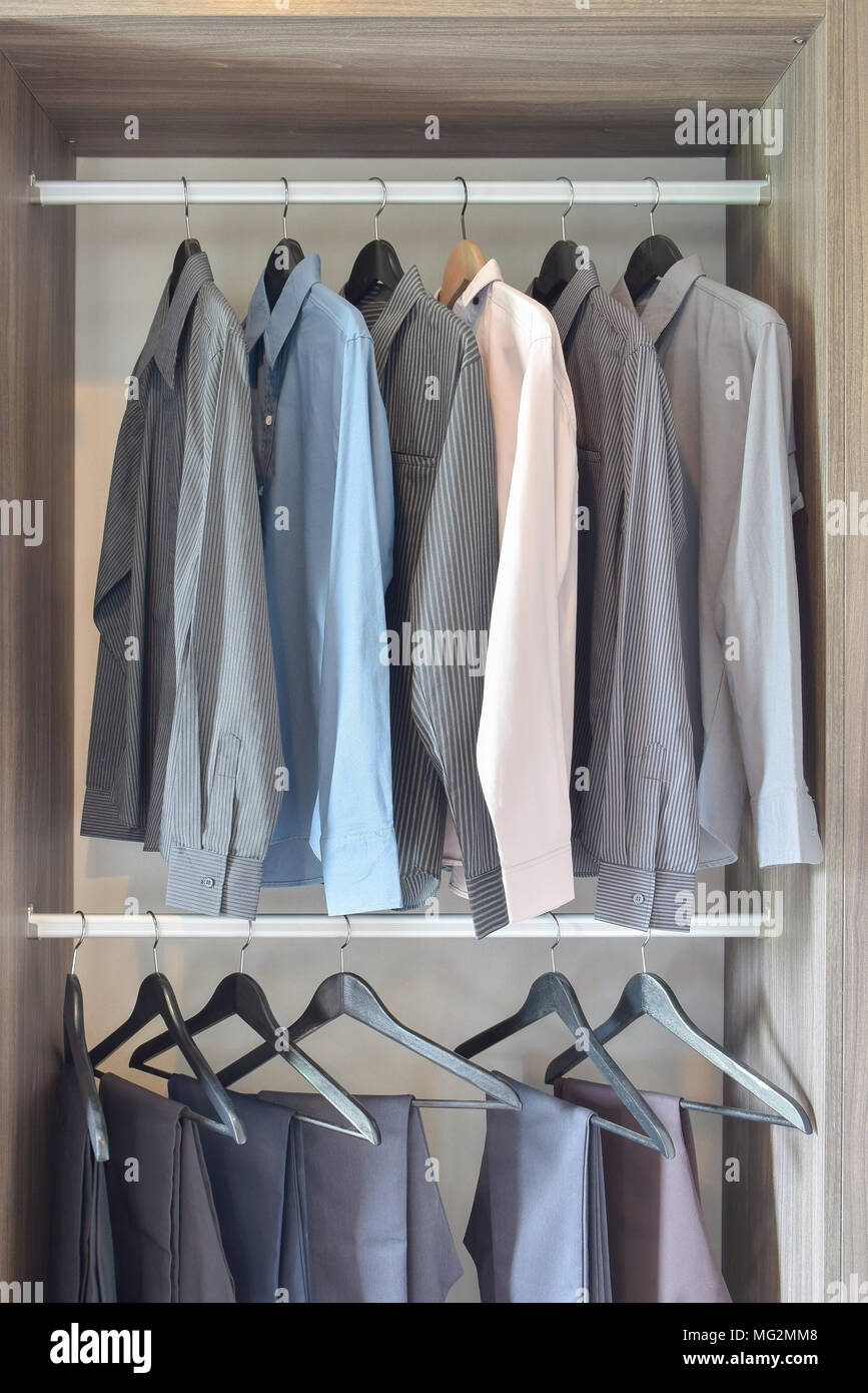 Shirt hanging cupboard sale