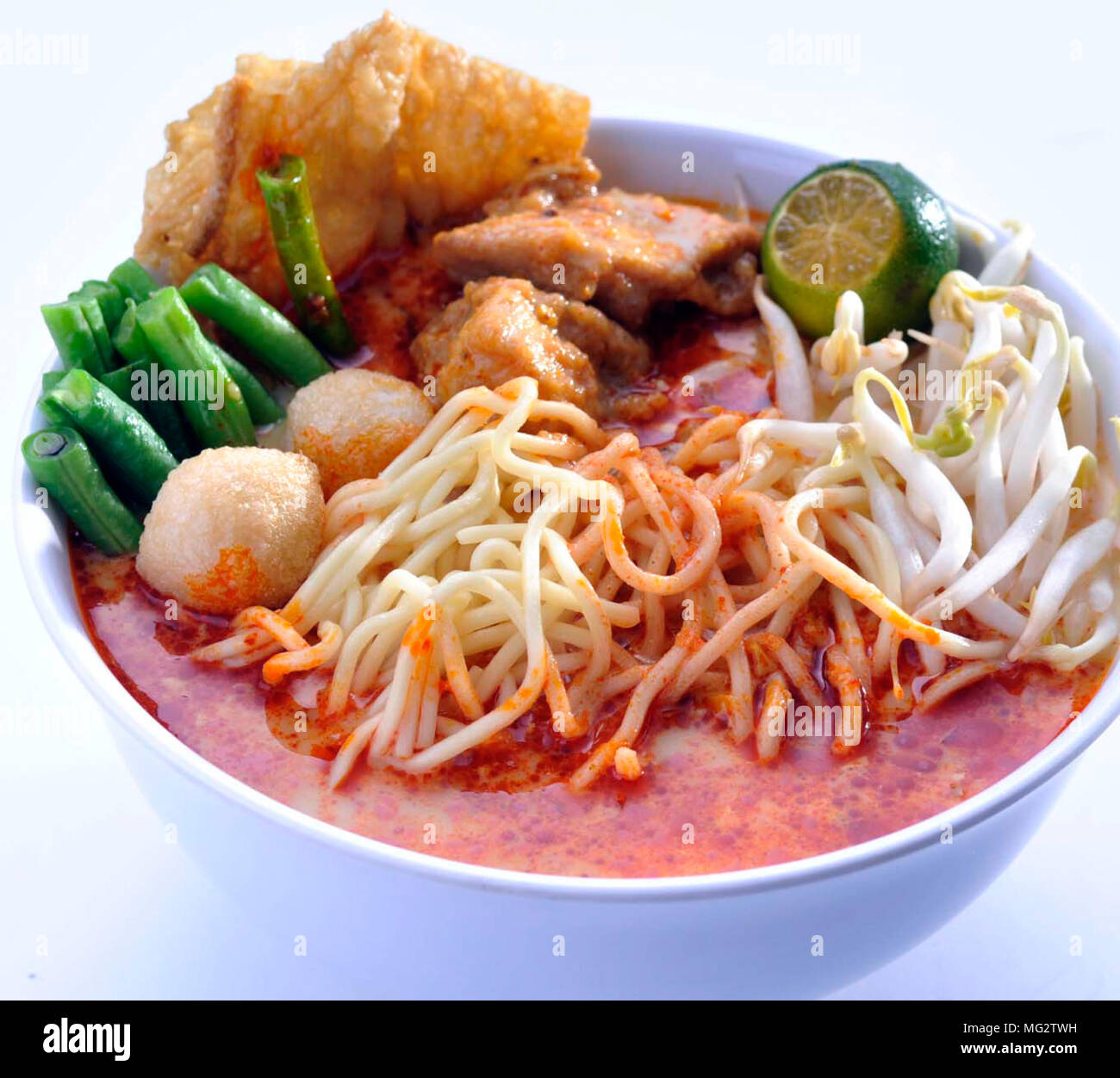 Curry Chicken Noodles malaysia food Stock Photo Alamy