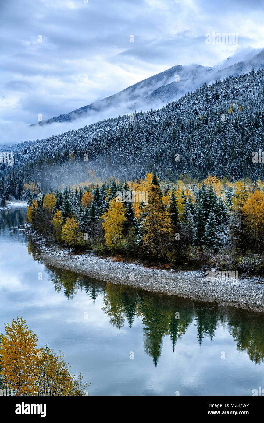 North Thompson River, BC, Canada Stock Photo