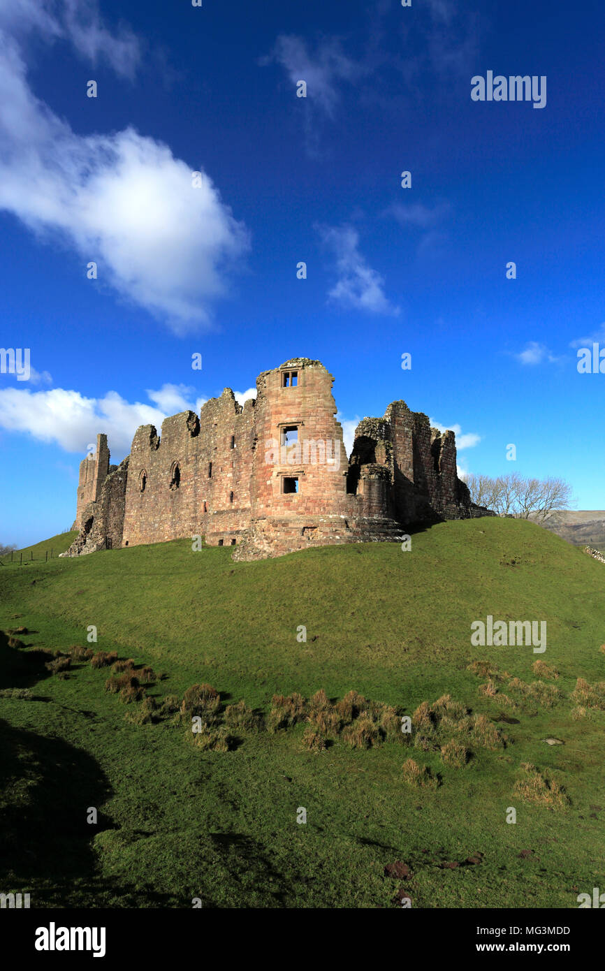 The Ruins of Brough Castle, Brough village, English Heritage Site