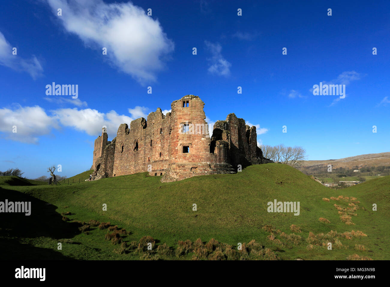 The Ruins of Brough Castle, Brough village, English Heritage Site
