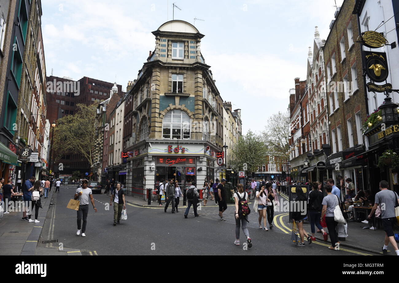 Ed's Diner, Old Compton Street, Soho, West End, City of Westminster, Greater London, England