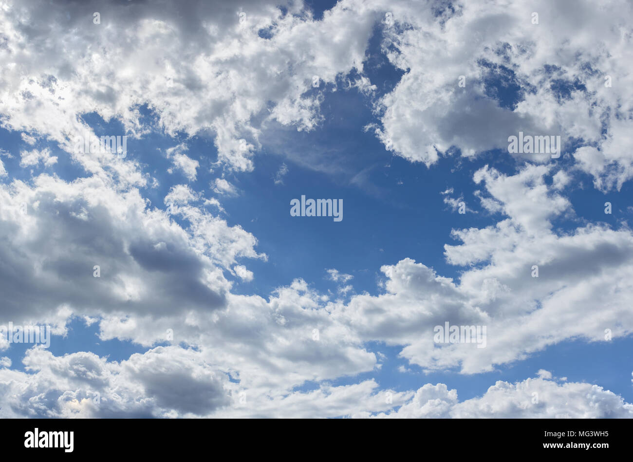 Blue skylight fluffy cloud hi-res stock photography and images - Alamy