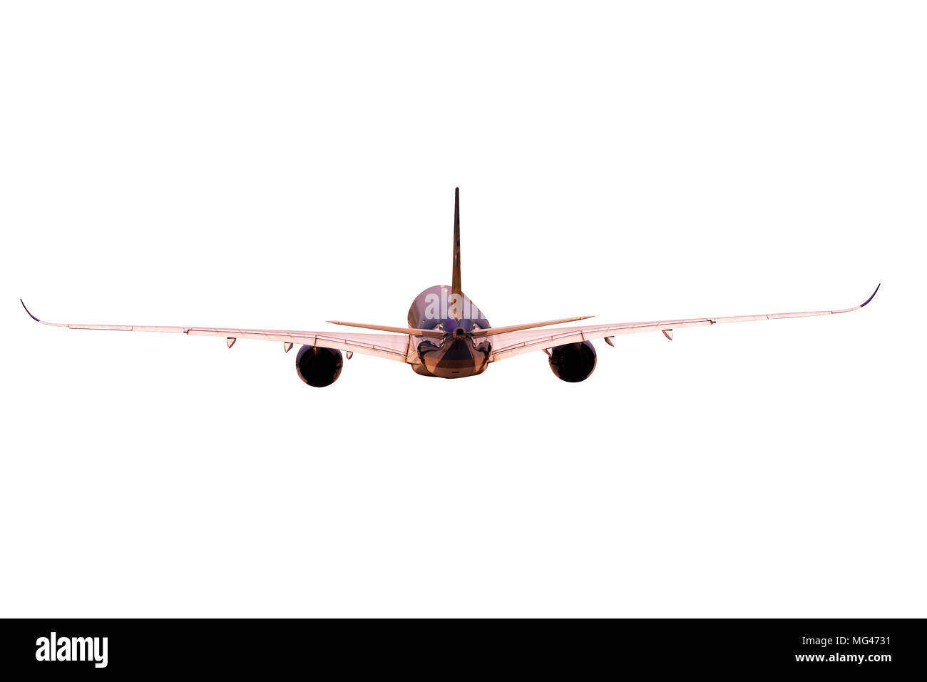 Rear view of plane Cut Out Stock Images & Pictures Alamy