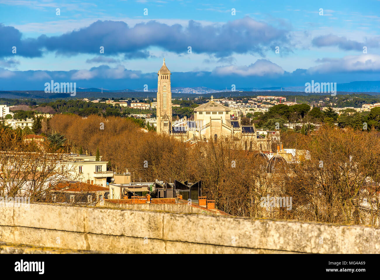 Saint Therese church in Montpellier France, LanguedocRoussill Stock
