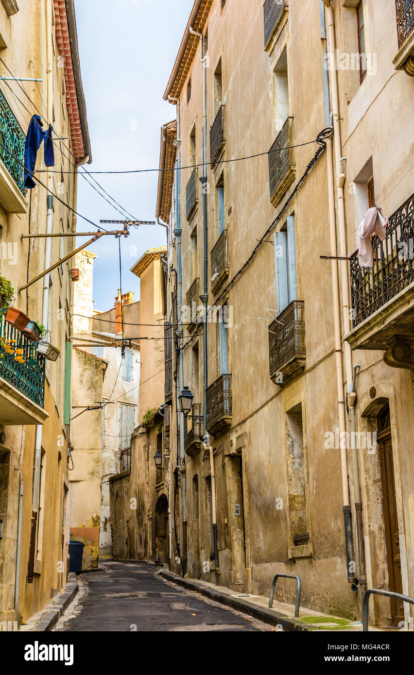 City beziers france residential building hires stock photography and
