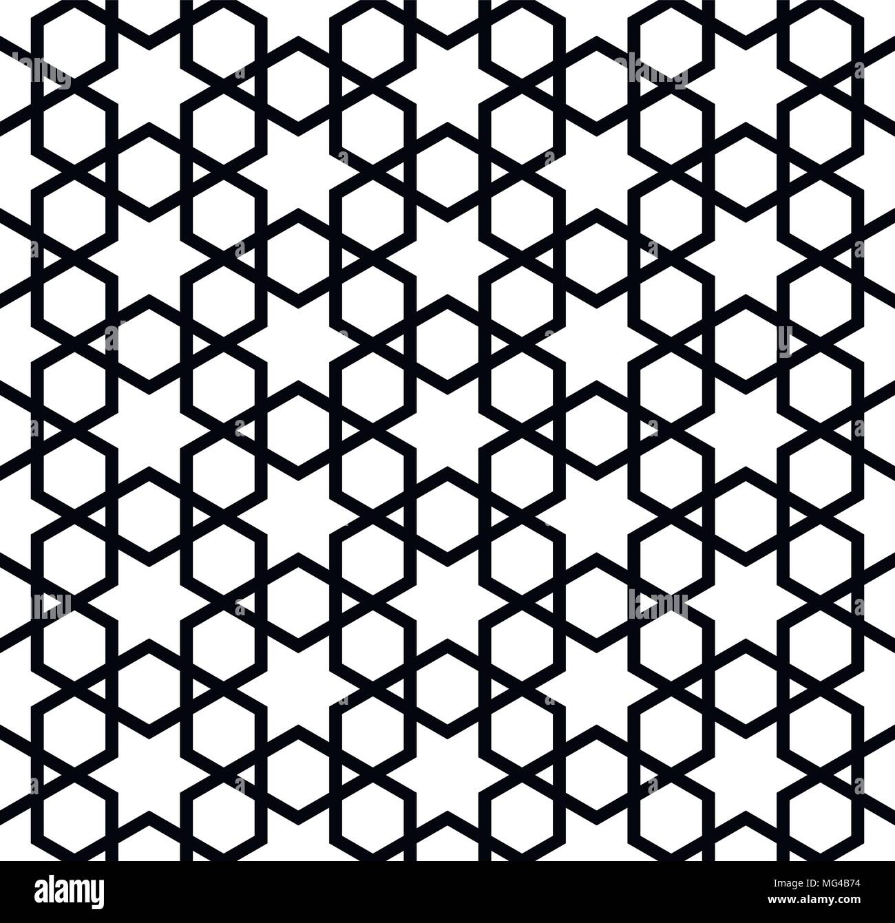 Star seamless pattern. Black stars on white retro background. Chaotic  elements. Abstract geometric shape texture. Seamless pattern for web, print  Stock Vector Image & Art - Alamy