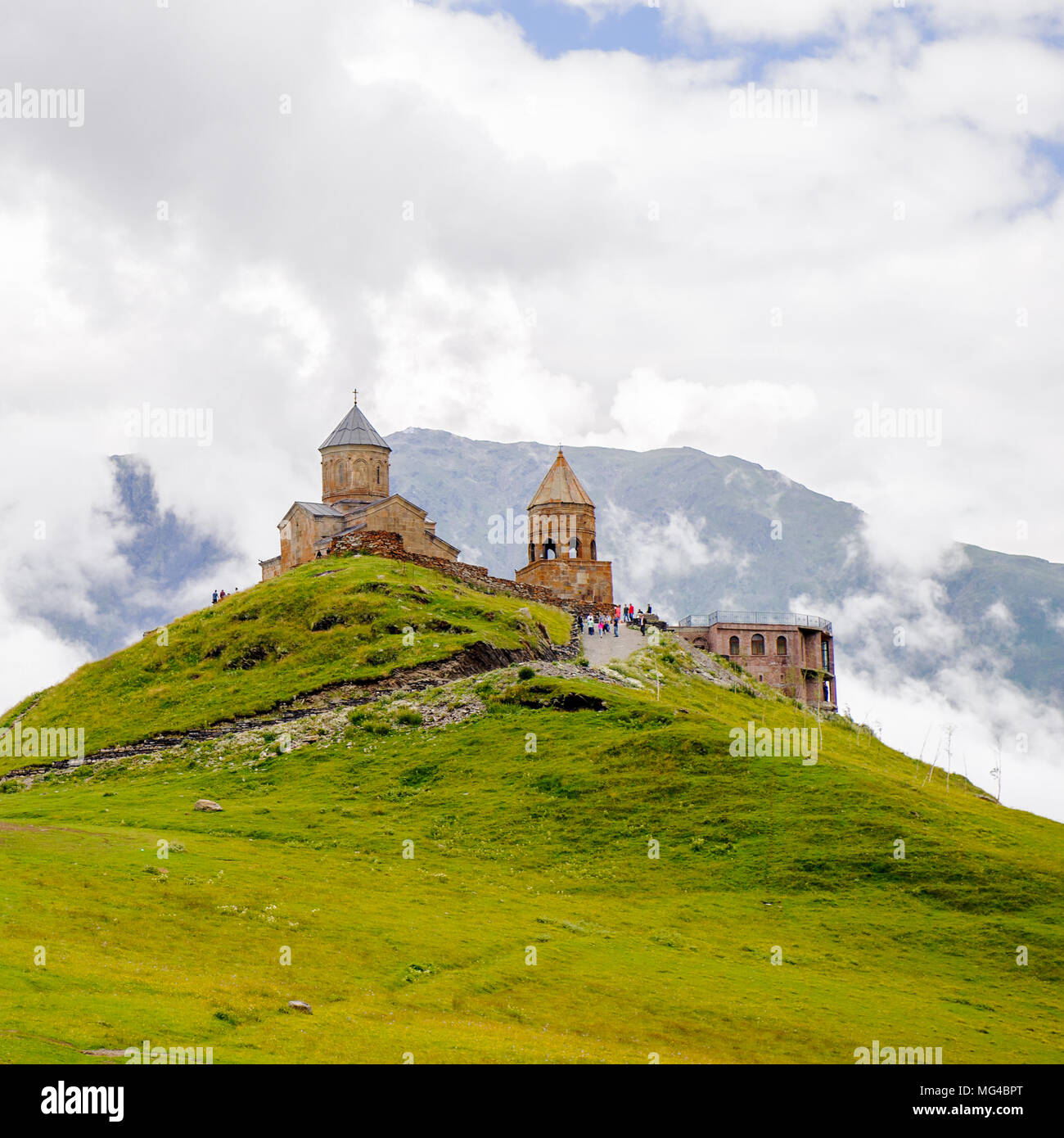 Orthodox monastery on the rock Stock Photo - Alamy