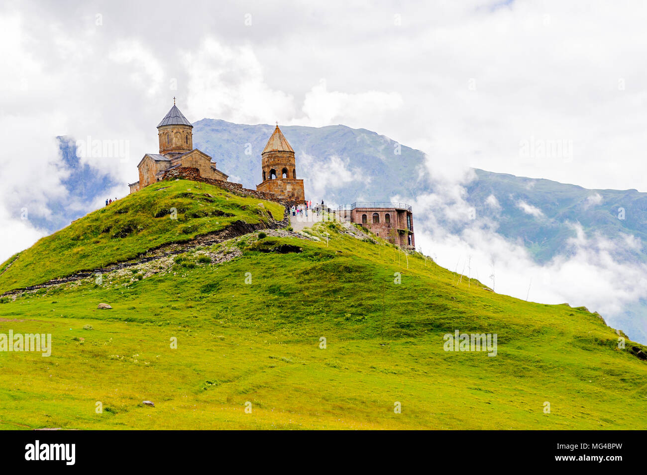 Orthodox monastery on the rock Stock Photo - Alamy