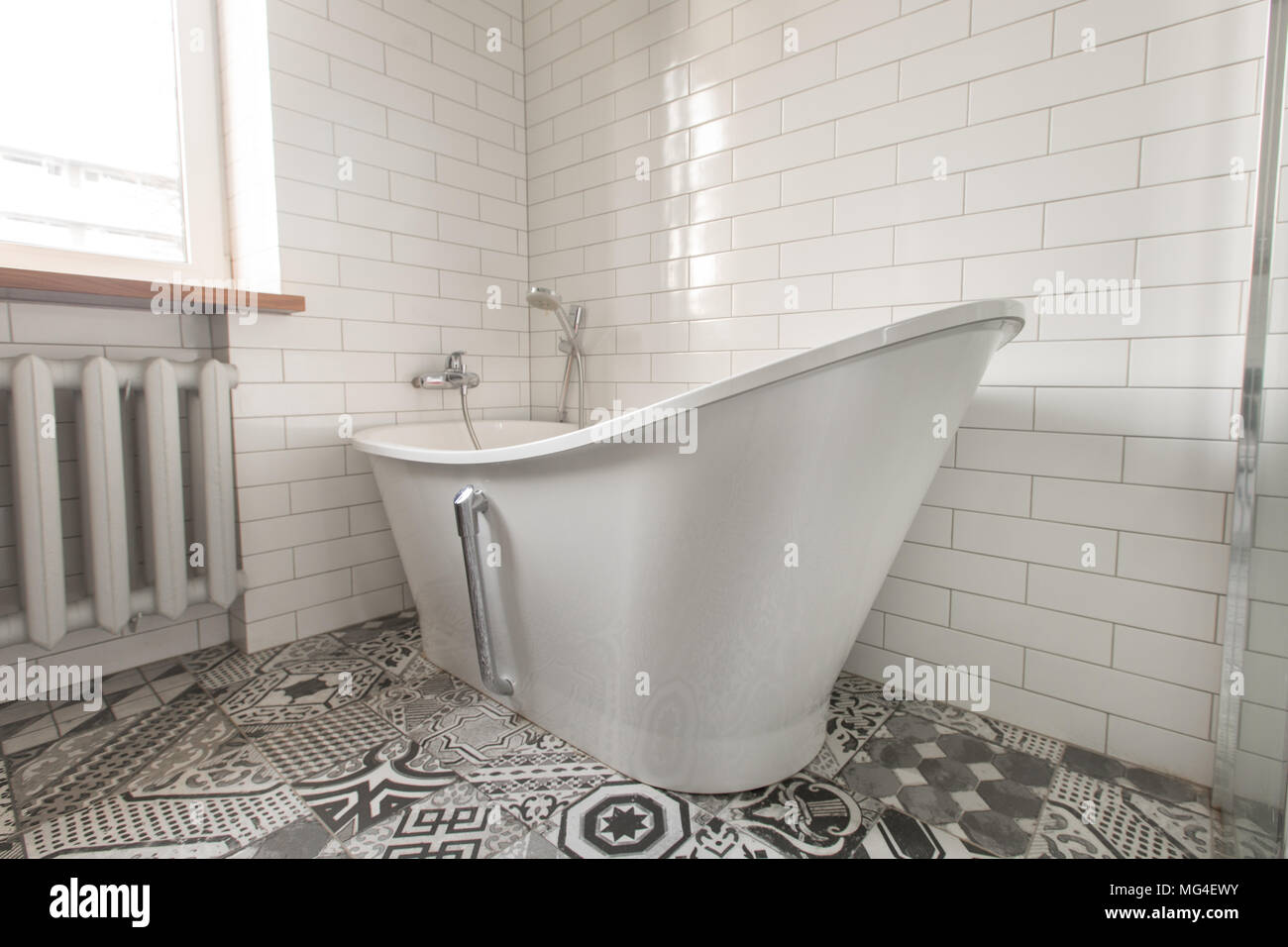 classic bathroom with bathtub Stock Photo Alamy