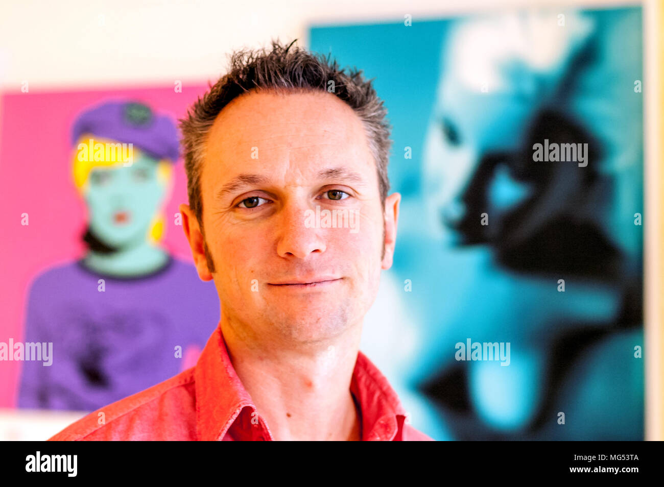 Martin b, entrepreneur and TV presenter, pictured at his offices in