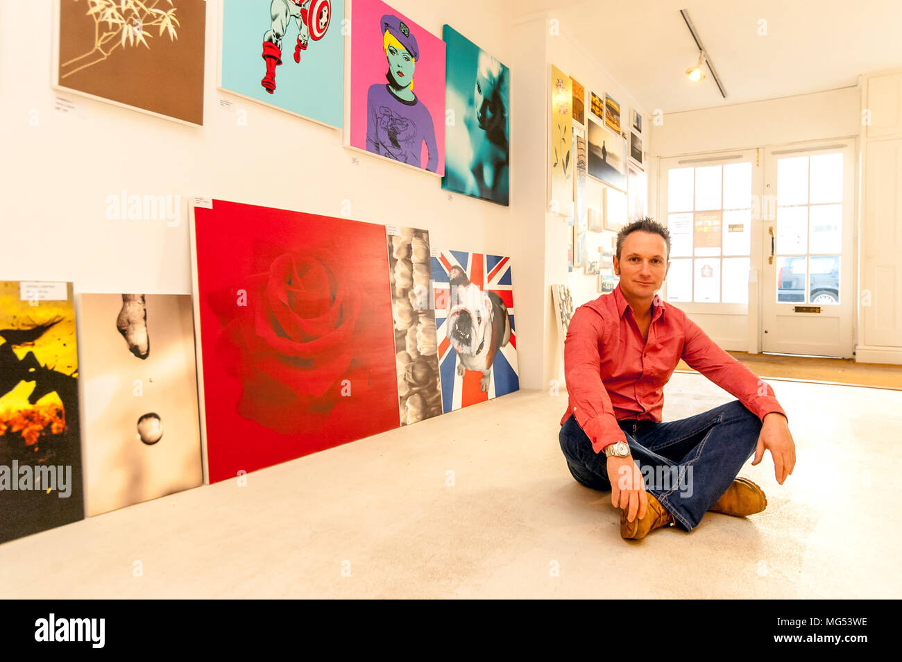 Martin b, entrepreneur and TV presenter, pictured at his offices in