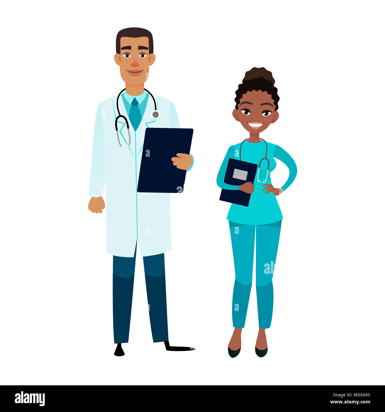 Cartoon doctor patient hi-res stock photography and images - Alamy
