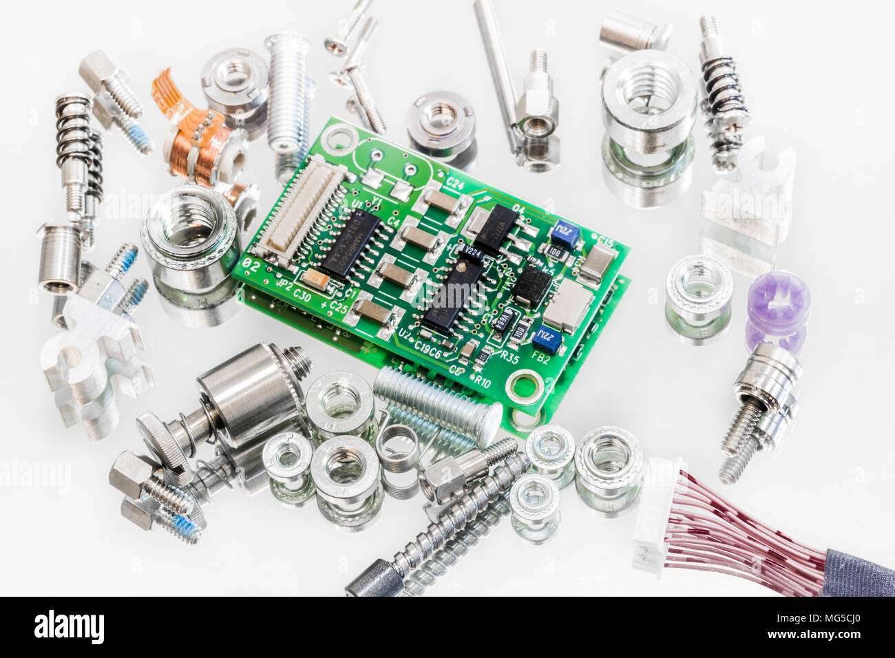 Miscellaneous hardware found inside a personal computer Stock Photo - Alamy