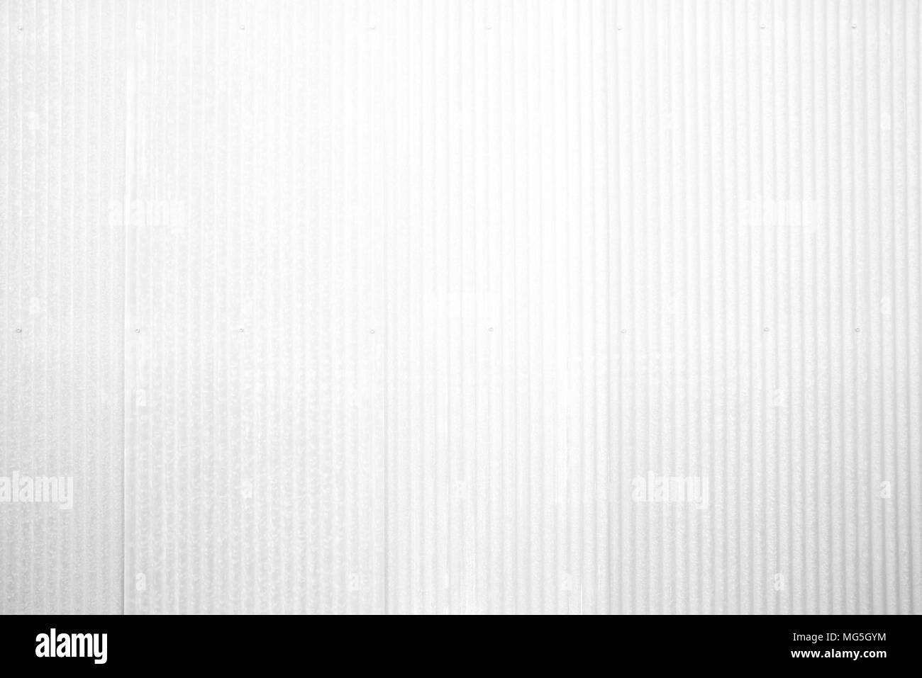 White Zinc Wall Texture Background. Stock Photo