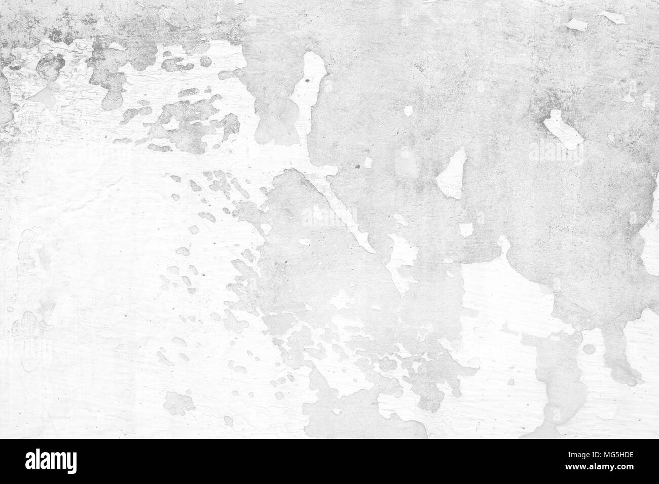 White Grunge Peeling Painted Concrete Wall Texture Background Stock ...