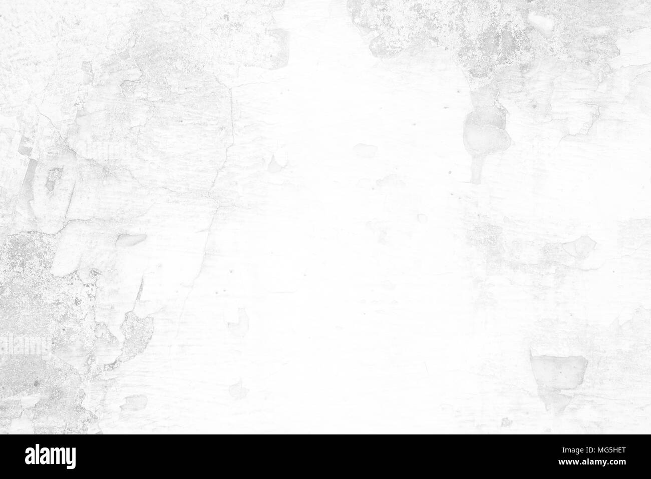 White Grunge Peeling Painted Concrete Wall Texture Background Stock ...
