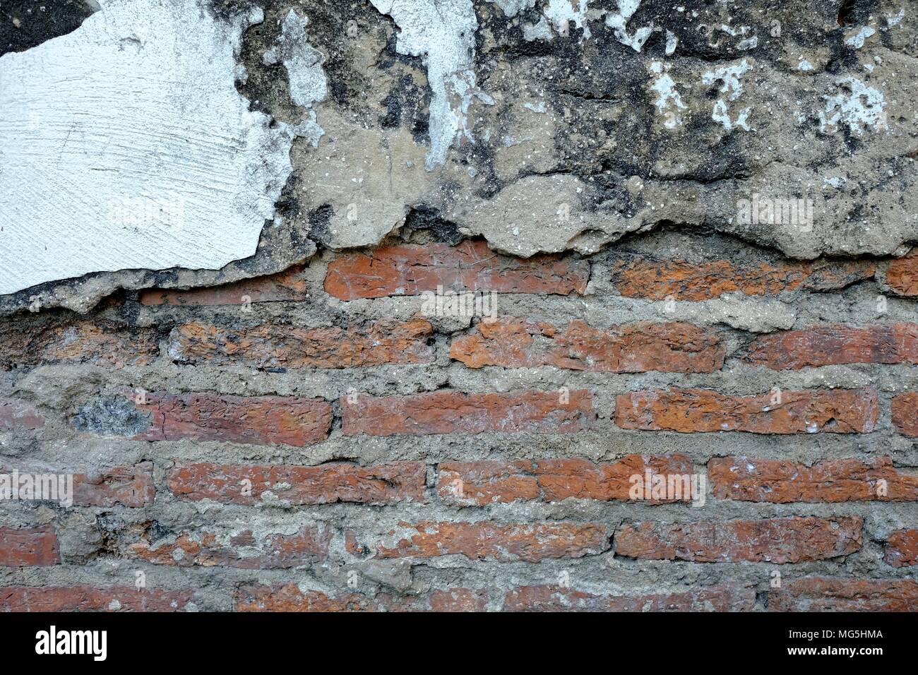 Old Broken Brick Wall Background Stock Photo - Alamy