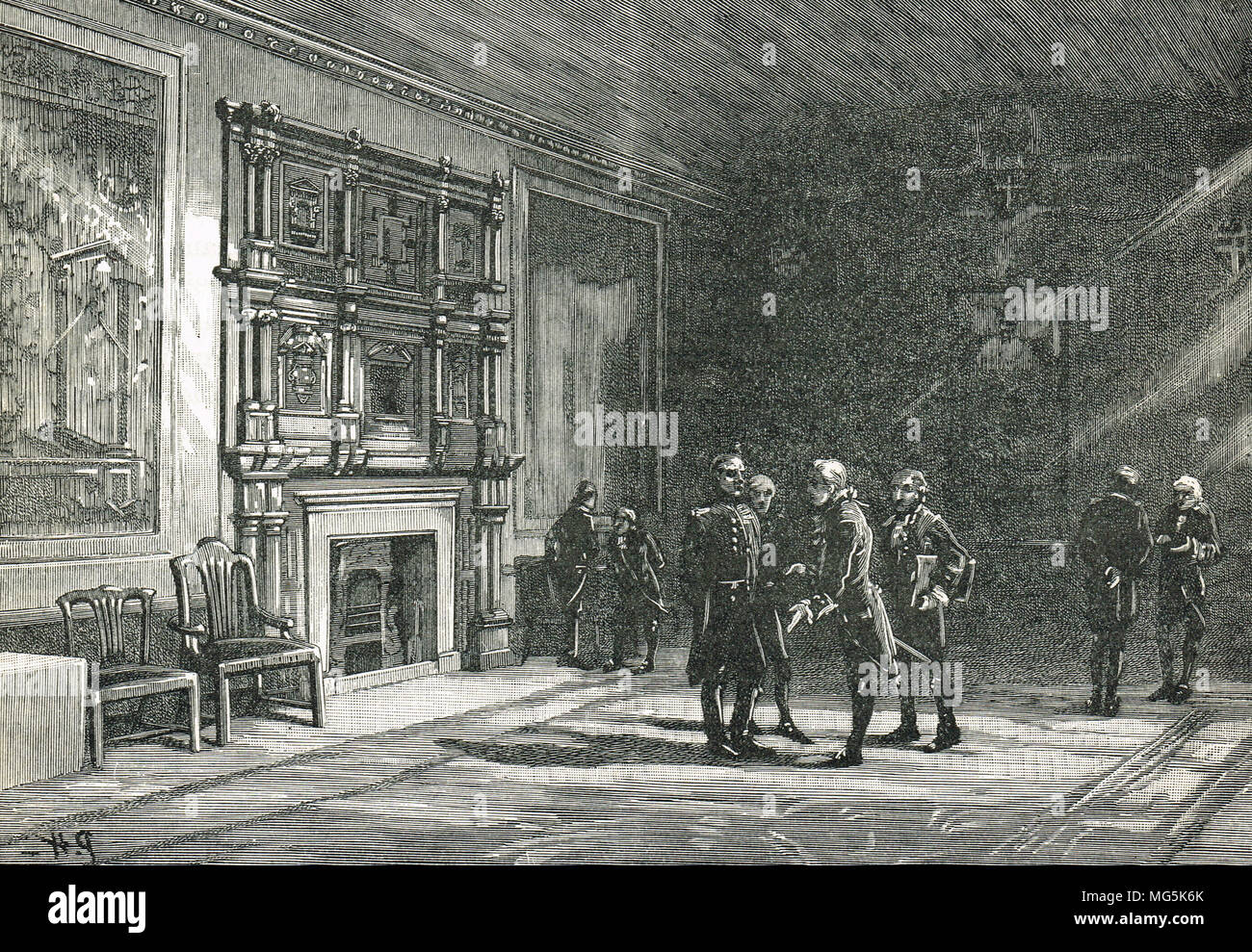 The Jerusalem Chamber, Westminster Abbey, London England Stock Photo