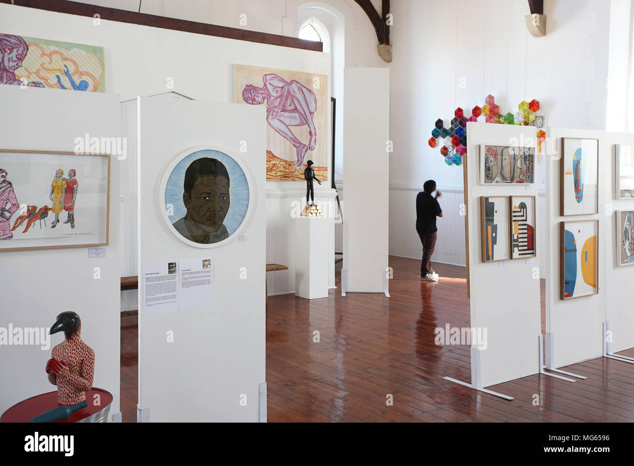 Contemporary Art Expo Stock Photo Alamy