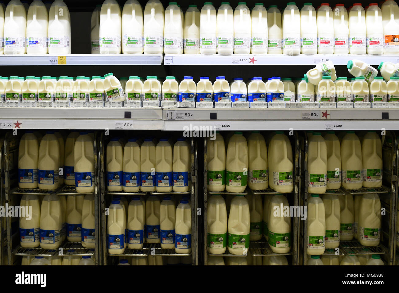 Tesco shoppers baffled as biggest milk bottles 'phased out' from store  shelves - Daily Record