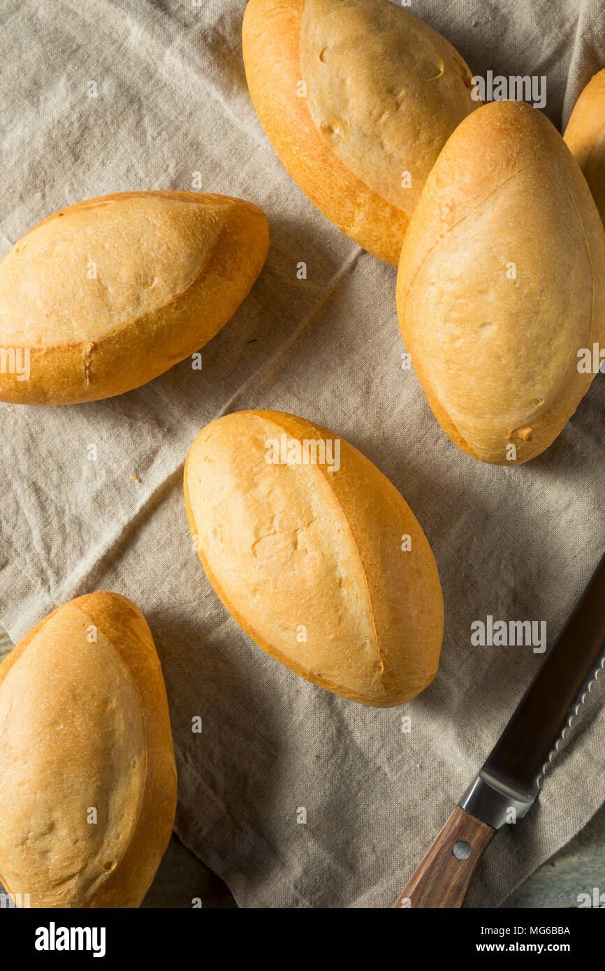 Homemade Mexican Bolillo Rolls Ready to Eat Stock Photo Alamy