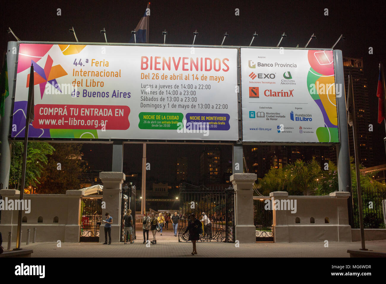 BUENOS AIRES, ARGENTINA - APRIL 26:. The 2018 edition of Buenos Aires International Book Fair, one of the most important events for the editorial industry in Latin America. April 26, 2018 in  Buenos Aires, Argentina. Credit: buteo/Alamy Live News Stock Photo