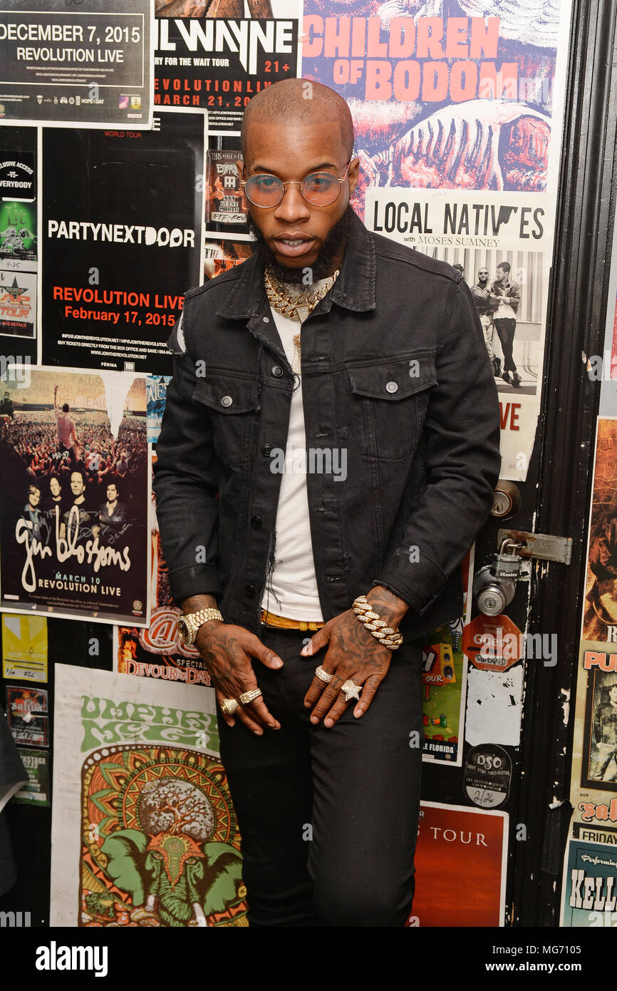 Fort Lauderdale FL, USA. 26th Apr, 2018. Tory Lanez at 99 Jamz