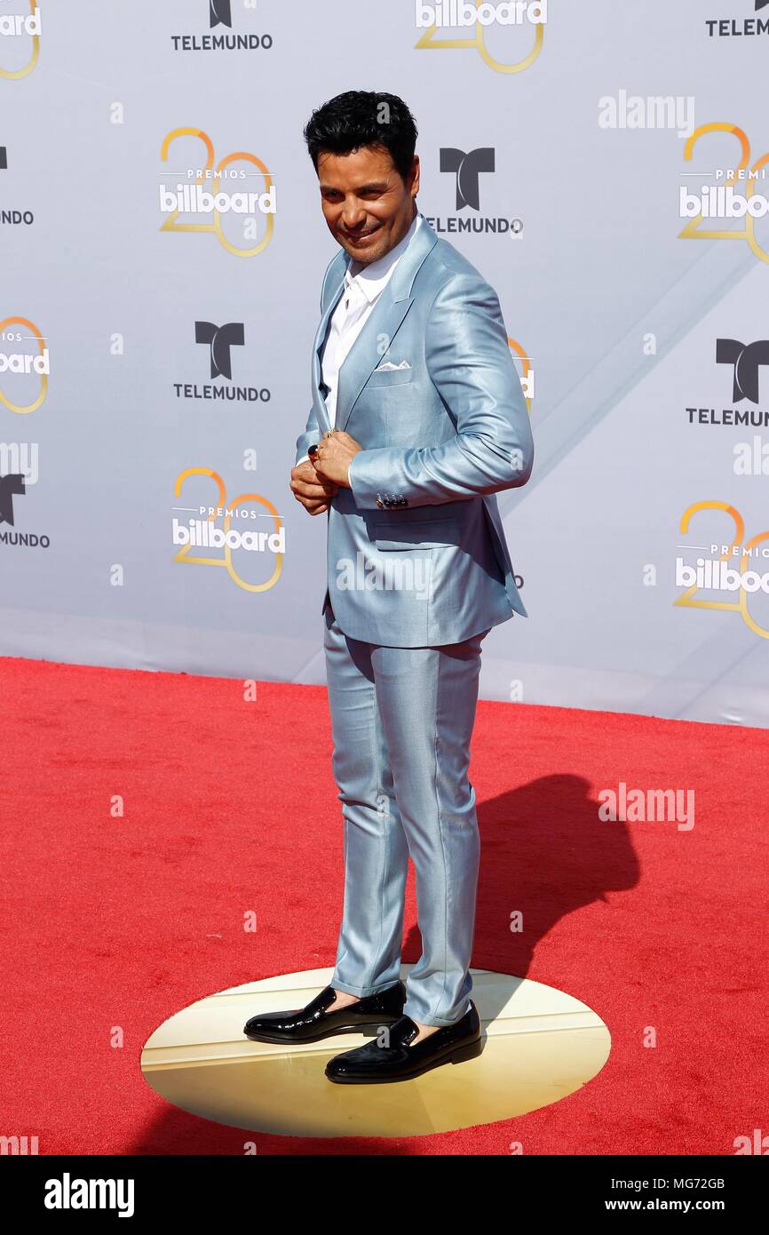 Las Vegas, NV, USA. 26th Apr, 2018. Chayanne at arrivals for 2018 Billboard Latin Music Awards, Mandalay Bay Events Center, Las Vegas, NV April 26, 2018. Credit: JA/Everett Collection/Alamy Live News Stock Photo