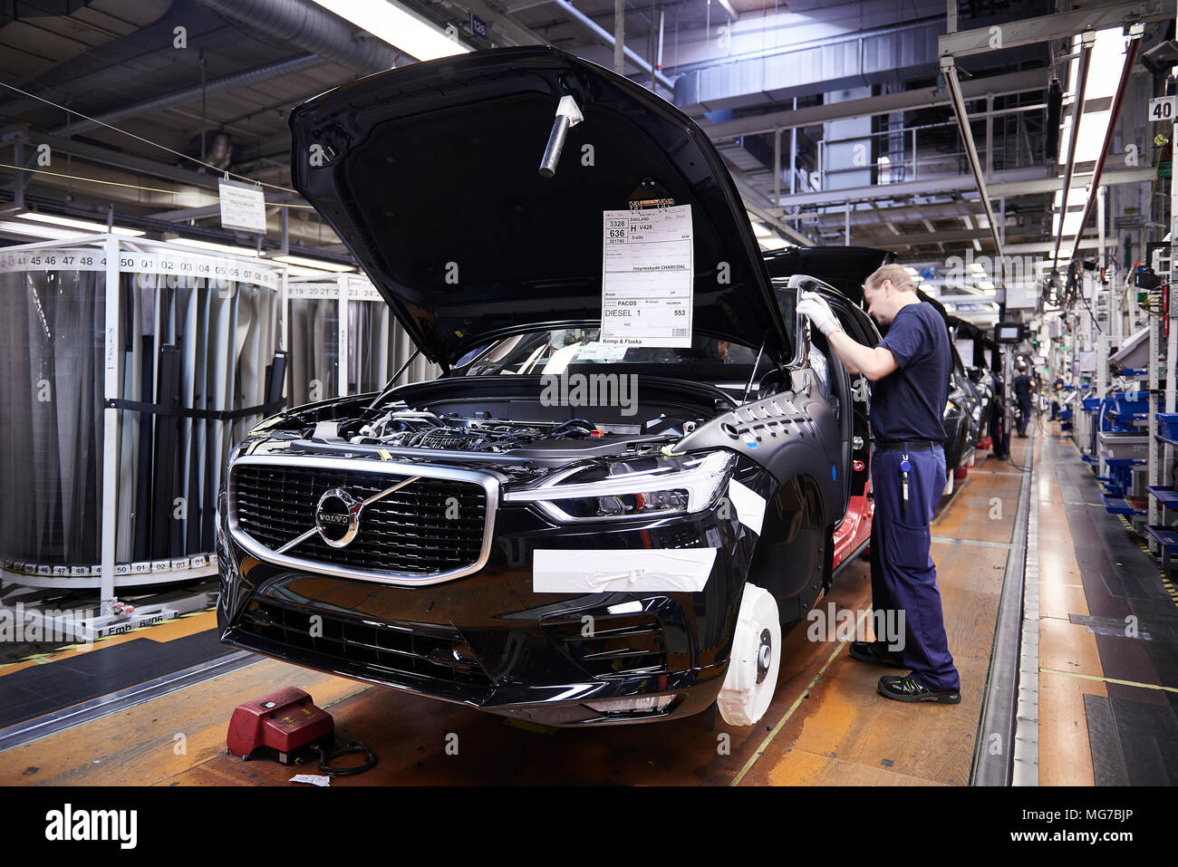 Volvo Car Factory in Torslanda, Gothenburg Stock Photo Alamy
